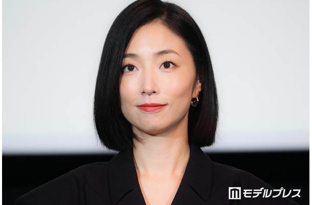 「FUJIKO」公開記念舞台挨拶に出席したMEGUMI（C）モデルプレス
