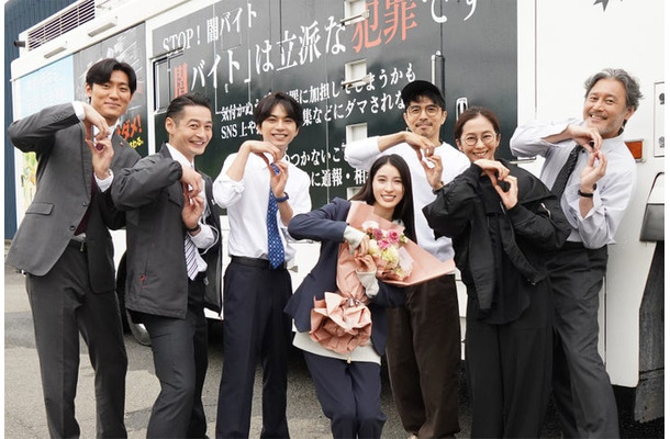 松谷鷹也、田中幸太朗、佐藤勝利、土屋太鳳、井ノ原快彦、優香、横田栄司「ボーダレス~広域移動捜査隊~」(C)テレビ朝日