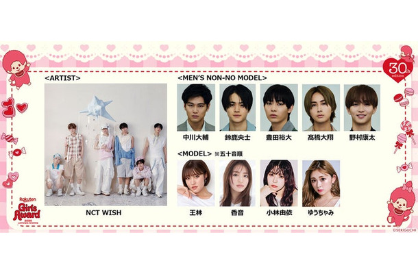 「Rakuten GirlsAward」出演者（提供写真）