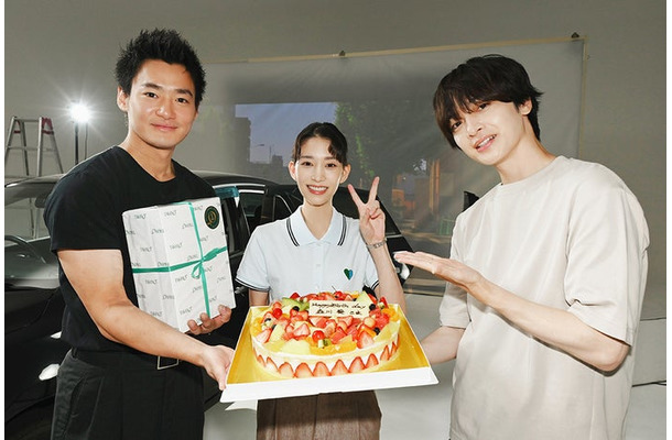 野村周平、森川葵、玉森裕太（C）ABCテレビ