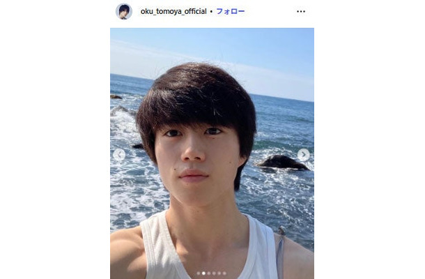 奥智哉Instagramより