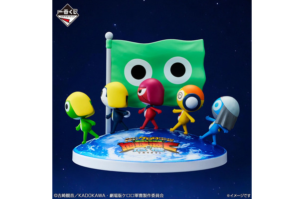 A賞 ケロッ！と行進フィギュア／©吉崎観音／KADOKAWA・劇場版ケロロ軍曹製作委員会