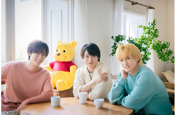 阿部亮平、櫻井翔、川島如恵留「プーさんタイム」スペシャルビジュアル(C)2026 Disney. Based on the
