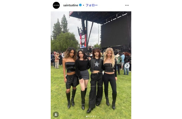 SAINT SATINE Instagramより