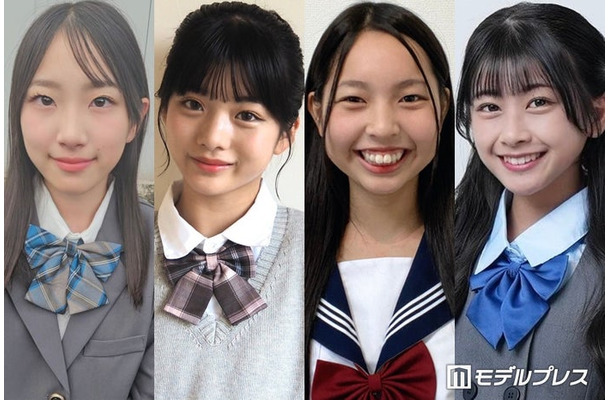 「中一ミスコン2026」暫定上位4人(提供写真)