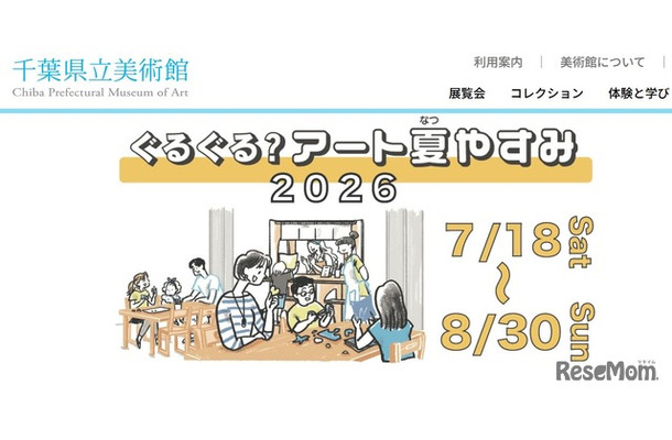 千葉県立美術館「ぐるぐる？アート夏やすみ2026」