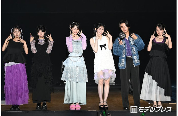 室はんな、向井怜衣、星乃あんな、鎮西寿々歌、大西利空/映画「だぁれかさんとアソぼ?」スペシャルステージ(C)モデルプレス