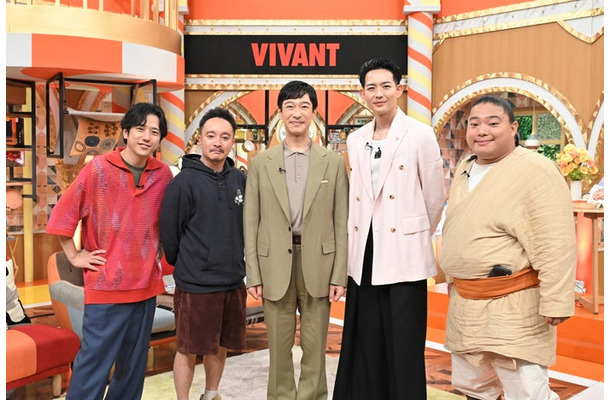 二宮和也、濱田岳、堺雅人、竜星涼、富栄ドラム(C)TBS