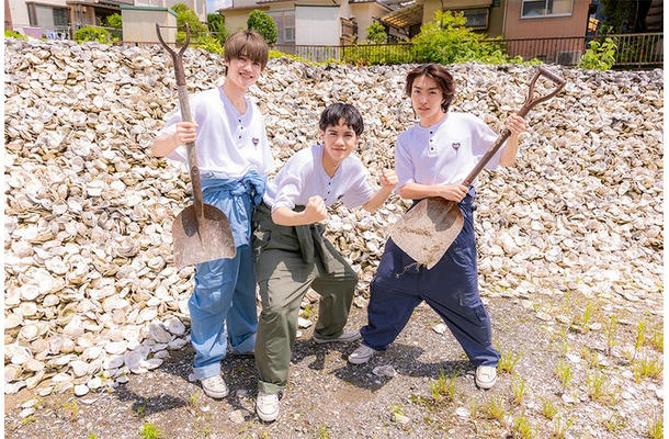 大西風雅、角紳太郎(Boys be)、井上一太(AmBitious)(C)カンテレ