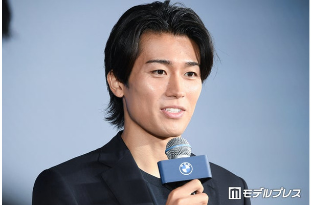 イベントに出席した中村敬斗選手(C)モデルプレス