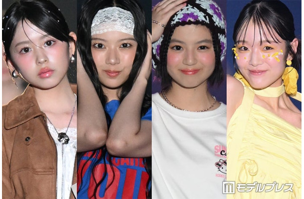 梶原叶渚、北里琉、佐々木満音、杉本萌(C)モデルプレス