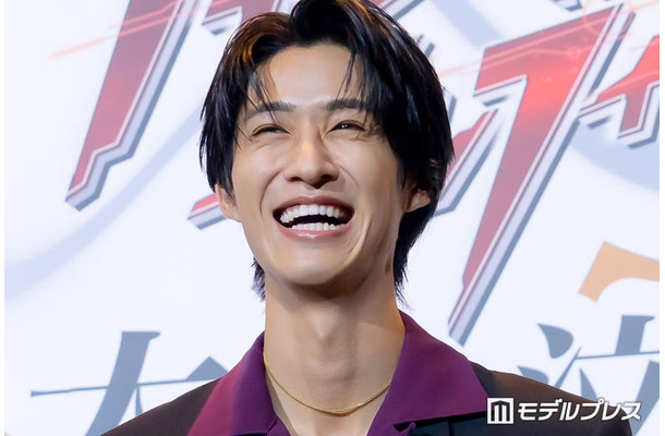 「仮面ライダーゼッツ さよならのミッション」映画「超宇宙刑事ギャバン インフィニティ 太陽が泣いた日」公開前夜祭舞台挨拶に出席した曽野舜太（C）モデルプレス