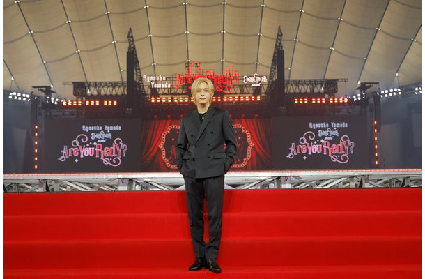 山田涼介「Ryosuke Yamada DOME TOUR 2026 Are You Red.Y?」囲み取材(提供写真)