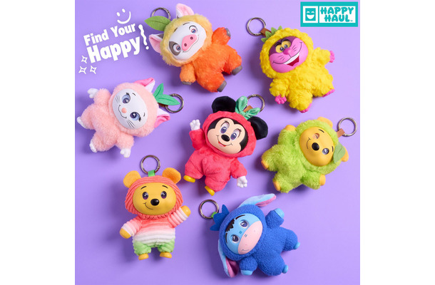 【ハッピー・ホール】 『ディズニー』ぬいぐるみキーチェーン　フレッシュ・フルーツ