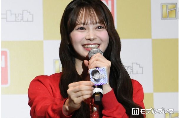 新CM発表会に出席した伊藤百花(C)モデルプレス