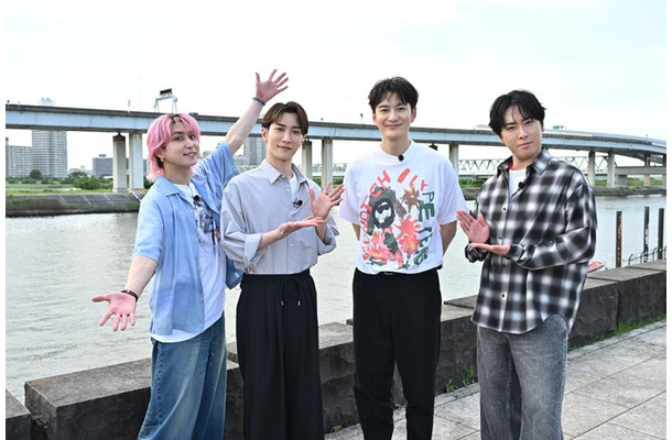 佐久間大介、渡辺翔太、岡田将生、宮舘涼太(C)TBS