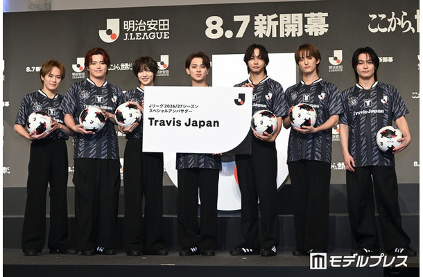 イベントに出席した(左から)松倉海斗、吉澤閑也、七五三掛龍也、宮近海斗、中村海人、川島如恵留、松田元太(C)モデルプレス