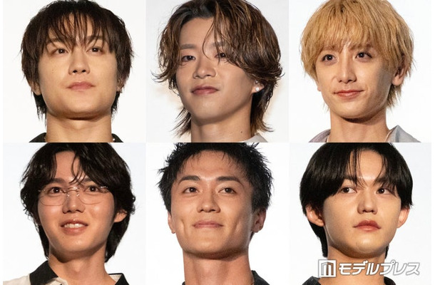 (上段左から)椿泰我、森愁斗、小西詠斗(下段左から)小泉光咲、砂田将宏、長野蒼大(C)モデルプレス