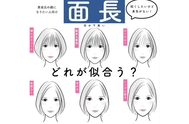 面長さんに前髪は必要? 「絶対キレイに見える髪型」を徹底解明!