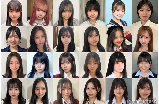 「女子高生ミスコン2026」6エリアの中間速報上位4名たち