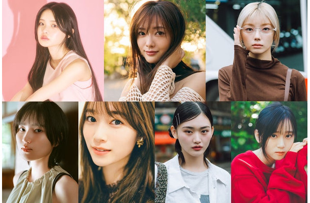 (上段左から)浅井恋乃未、田村保乃、藤吉夏鈴(下段左から)的野美青、守屋麗奈、山崎天、山下瞳月(提供写真)