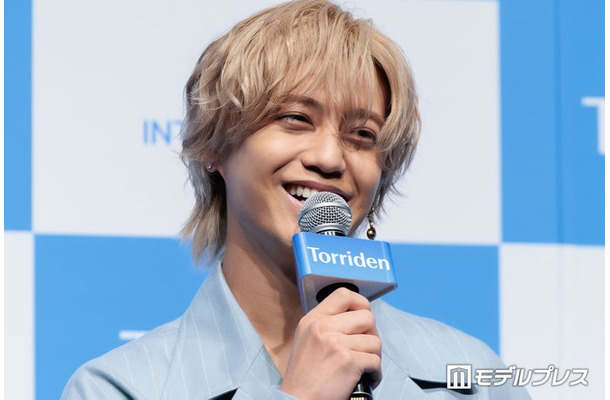 「Torriden ブランドリニューアル＆新CM発表会」に出席した高橋海人（C）モデルプレス