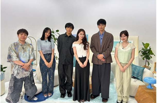 井上裕介、大友花恋、寺田心、ダレノガレ明美、中川大輔、かす「今日、好きになりました。夏休み編2026」(C)AbemaTV, Inc.