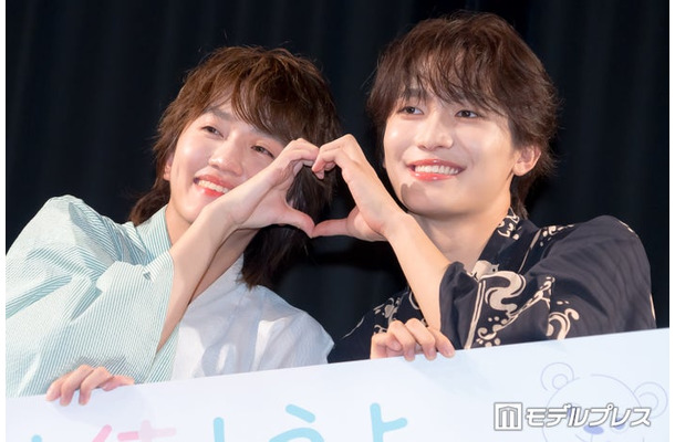 「ちょっと待とうよ、春虎くん」第4話先行試写会に出席した中川翼、桜木雅哉(C)モデルプレス