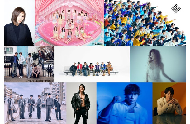9月7日放送「CDTV」出演者アーティスト(提供写真)