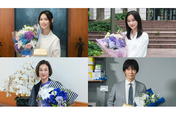 白石聖、堀田真由、鈴木保奈美、佐々木蔵之介(C)読売テレビ・日本テレビ