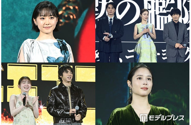 (左上から時計回りに)芦田愛菜、中村蒼、上戸彩、津田健次郎、広瀬アリス、山田裕貴、山田杏奈(C)モデルプレス