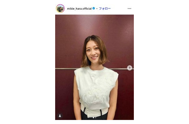 原幹恵Instagramより