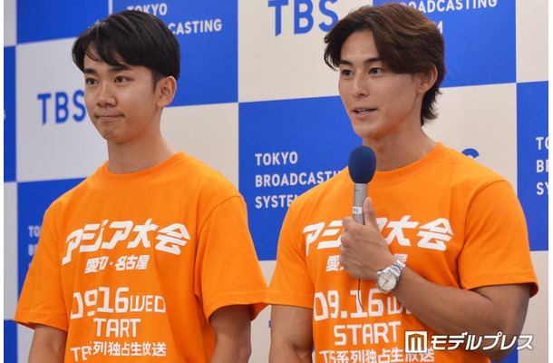 長尾翼アナ、齋藤慎太郎アナ(C)モデルプレス