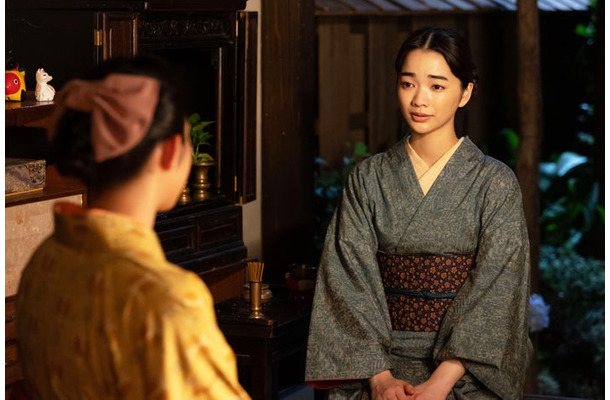 瀧七海、見上愛「風、薫る」第116話(C)NHK