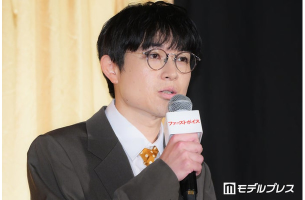 映画「ファーストボイス」完成披露試写会イベントに出席した水川かたまり(空気階段)(C)モデルプレス