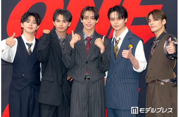 (左から)EIKU、NAOYA、HAYATO、REI、TETTA/ONE N’ ONLY(C)モデルプレス