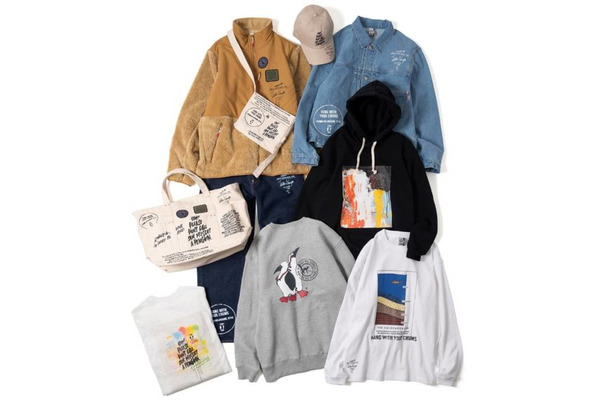 CHUMSがステンシルアーティスト・守矢努と春夏に続きコラボ。ジャケット、トップス、帽子などを展開