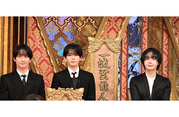 藤原丈一郎、長尾謙杜、大西流星（C）ABCテレビ
