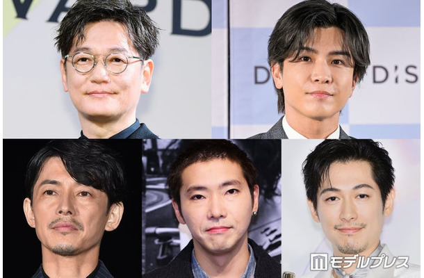 (上段左から)井浦新、岩田剛典(下段左から)藤木直人、柄本佑、ディーン・フジオカ(C)モデルプレス