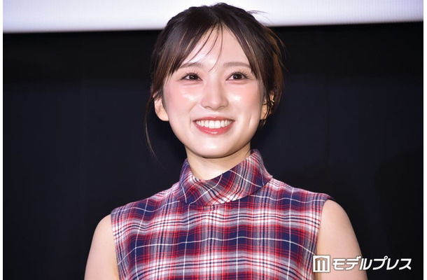 映画『縁の手紙』初日舞台挨拶に登場した矢吹奈子（C）モデルプレス