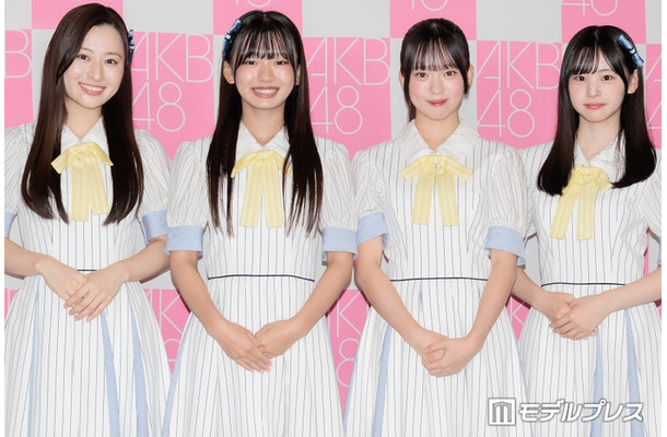 AKB48 22期研究生/長谷川百々花、山内利乃明、大西ゆな、前田衣澄(C)モデルプレス