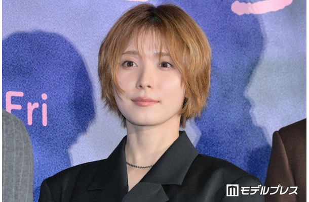 『男ともだち』完成報告試写会に登壇した松岡茉優(C)モデルプレス
