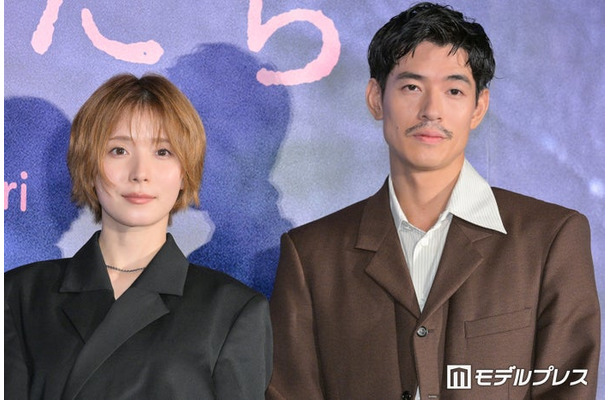 『男ともだち』完成報告試写会に登壇した松岡茉優、中島歩(C)モデルプレス