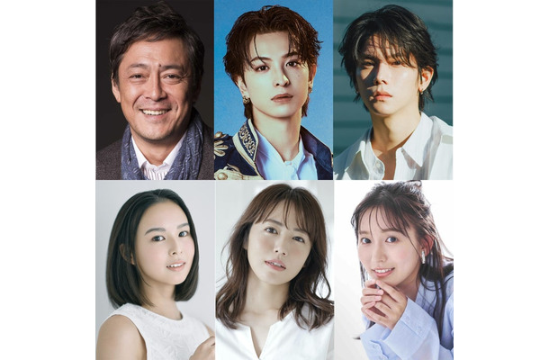 (上段左から)デビット伊東、木村慧人、YU(下段左から)白河れい、磯山さやか、志田音々(提供写真)