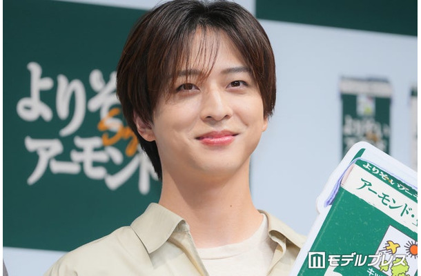 「キッコーマン よりそいアーモンド」戦略説明&TVCM発表会に出席した寺西拓人（C）モデルプレス
