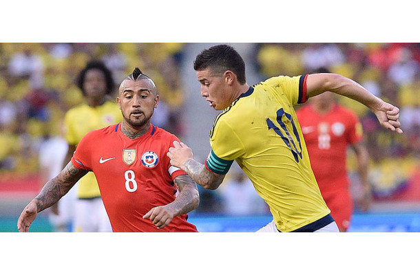 ビダル、W杯で日本代表と対戦するハメスを応援する