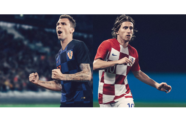 クロアチア代表、ロシアW杯に向けたチェック柄の新ユニフォームを発表！