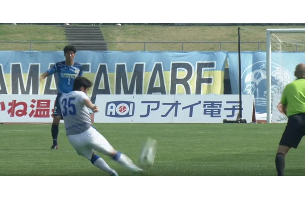 J2で正真正銘の超ゴール！大分MF宮阪政樹、50m級の「衝撃FK」を見たか