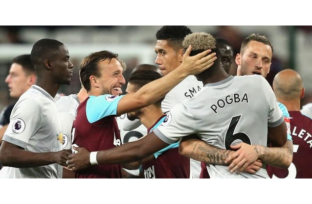 ポグバとノーブル、一触即発の掴み合い→笑顔で抱擁！だからサッカーは最高だ