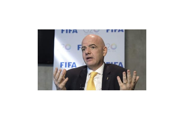 G20で講演のFIFA会長「サッカー業界は一つの大国レベル」と豪語